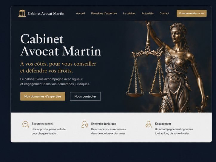 Cabinet Avocat Martin — site vitrine