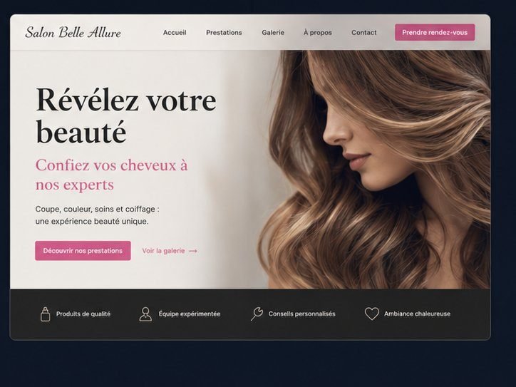 Salon Belle Allure — site vitrine